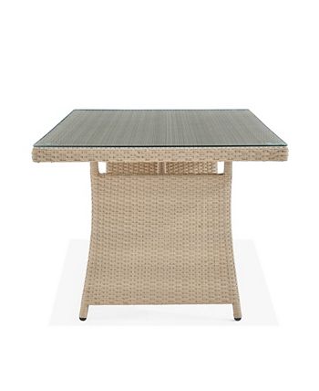 Alaterre Furniture Canaan All-Weather Wicker Outdoor Cocktail Table 5 Alaterre Furniture Canaan All-Weather Wicker Outdoor Cocktail Table - Image 3