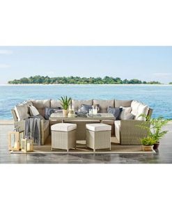Alaterre Furniture Canaan All-Weather Wicker Outdoor Cocktail Table 17 Alaterre Furniture Canaan All-Weather Wicker Outdoor Cocktail Table -Costway Shop 16980150 fpx