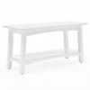 Alaterre Furniture Craftsbury Wood Entryway Bench -Costway Shop 16981868 fpx