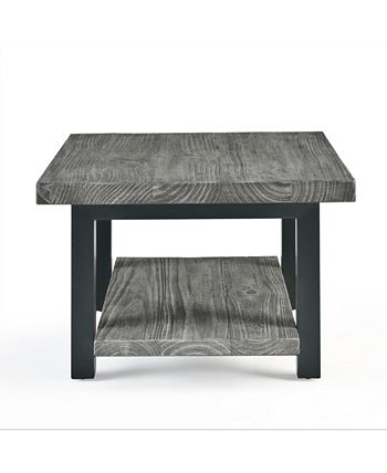 Pomona Metal And Reclaimed Wood Square Coffee Table Alaterre Furniture Pomona Metal And Reclaimed Wood Square Coffee Table -Costway Shop