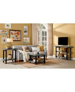 Alaterre Furniture Pomona Metal And Reclaimed Wood Square Coffee Table 5 Alaterre Furniture Pomona Metal And Reclaimed Wood Square Coffee Table -Costway Shop 16982373 fpx