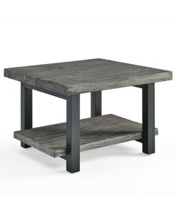 Alaterre Furniture Pomona Metal And Reclaimed Wood Square Coffee Table