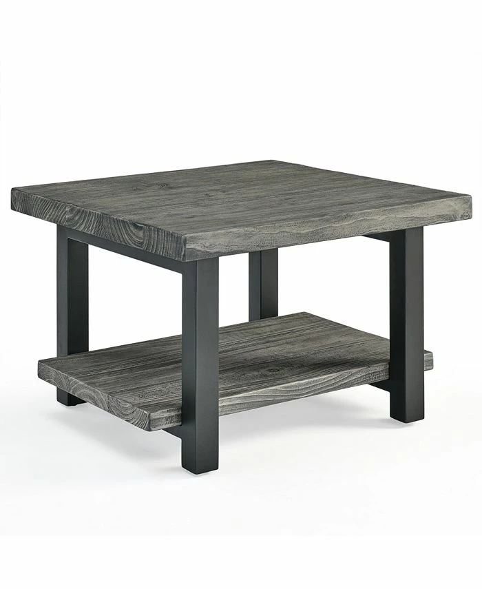 Alaterre Furniture Pomona Metal And Reclaimed Wood Square Coffee Table 3 Alaterre Furniture Pomona Metal And Reclaimed Wood Square Coffee Table