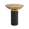 TOV Furniture Blaze Glass And Brass Side Table 1 TOV Furniture Blaze Glass And Brass Side Table -Costway Shop 17041647 fpx