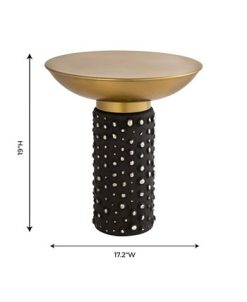 TOV Furniture Blaze Glass And Brass Side Table 7 TOV Furniture Blaze Glass And Brass Side Table -Costway Shop 17041652 fpx