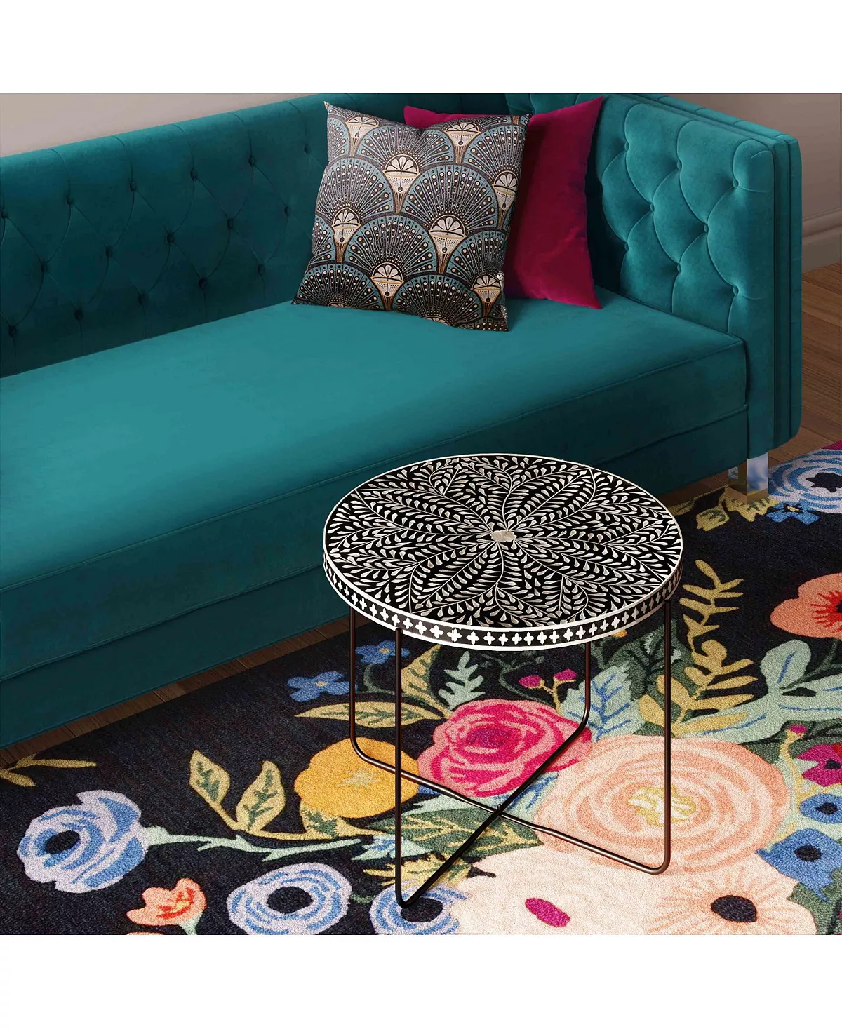 TOV Furniture Regina Bone Inlay Cocktail Table 7 TOV Furniture Regina Bone Inlay Cocktail Table - Image 5