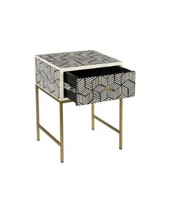 TOV Furniture Bone-Inlay Side Table  -Costway Shop 17041760 fpx