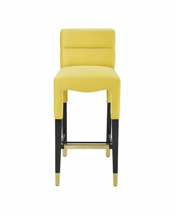 TOV Furniture Aylor Velvet Barstool 4 TOV Furniture Aylor Velvet Barstool - Image 2