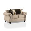 Furniture Of America Sillman Upholstered Loveseat