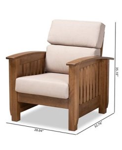 Furniture Charlotte Modern Classic Mission Style Upholstered 1 Seater Lounge Chair 9 Furniture Charlotte Modern Classic Mission Style Upholstered 1 Seater Lounge Chair -Costway Shop 17154907 fpx