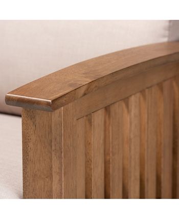 Charlotte Modern Classic Mission Style Upholstered 1 Seater Lounge Chair Furniture Charlotte Modern Classic Mission Style Upholstered 1 Seater Lounge Chair -Costway Shop