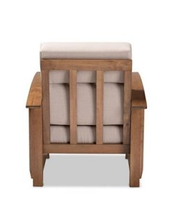 Furniture Charlotte Modern Classic Mission Style Upholstered 1 Seater Lounge Chair 4 Furniture Charlotte Modern Classic Mission Style Upholstered 1 Seater Lounge Chair -Costway Shop 17154914 fpx