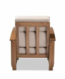 Furniture Charlotte Modern Classic Mission Style Upholstered 1 Seater Lounge Chair -Costway Shop 17154914 fpx