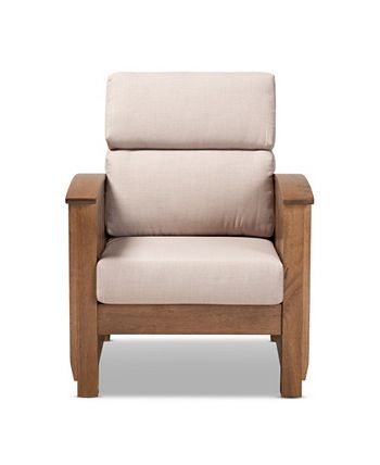 Charlotte Modern Classic Mission Style Upholstered 1 Seater Lounge Chair Furniture Charlotte Modern Classic Mission Style Upholstered 1 Seater Lounge Chair -Costway Shop