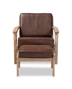 Furniture Sigrid Mid-Century Modern Armchair And Ottoman Set -Costway Shop 17154964 fpx