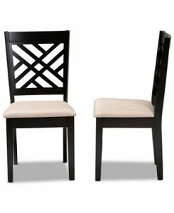 Furniture Caron Transitional 2 Piece Dining Chair Set With Seat -Costway Shop 17155006 fpx