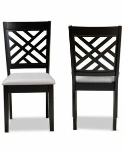 Furniture Caron Transitional 2 Piece Dining Chair Set With Seat -Costway Shop 17155013 fpx