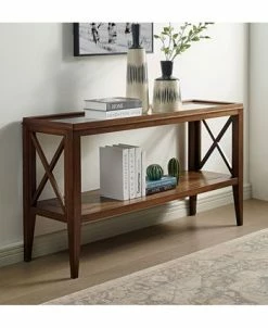 Furniture Of America Mabel Open Shelf Sofa Table 14 Furniture Of America Mabel Open Shelf Sofa Table -Costway Shop 17279039 fpx