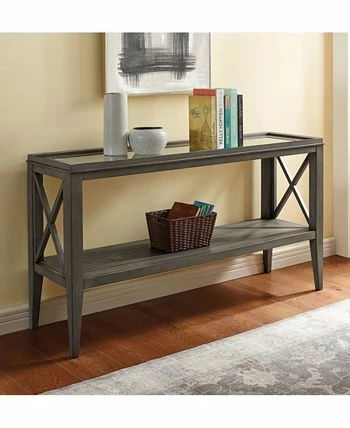 Furniture Of America Mabel Open Shelf Sofa Table 4 Furniture Of America Mabel Open Shelf Sofa Table - Image 2