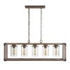 JONATHAN Y Zeniba 5-Light Linear Adjustable Rustic Farmhouse LED Pendant -Costway Shop 17710871 fpx