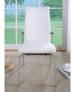 Furniture Of America Brense Upholstered Dining Chair, Set Of 2 -Costway Shop 17829429 fpx