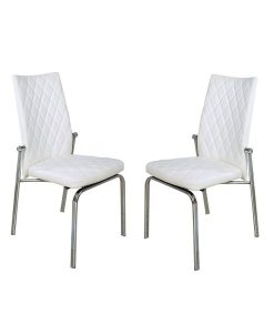 Furniture Of America Brense Upholstered Dining Chair, Set Of 2