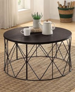Furniture Of America Humfrey Round Coffee Table -Costway Shop 17829792 fpx