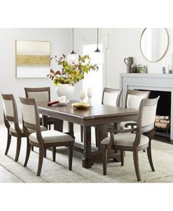 Furniture Stafford 7 Pc. Dining Set (Dining Table & 6 Side Chairs), Created For Macys 4 Furniture Stafford 7 Pc. Dining Set (Dining Table & 6 Side Chairs), Created For Macys -Costway Shop 17858577 fpx