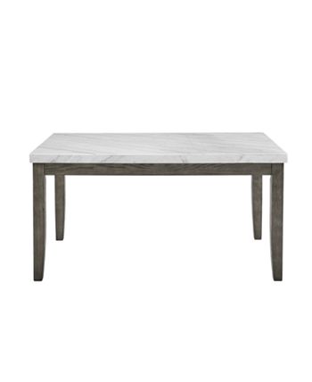 Emily Marble Dining Table Furniture Emily Marble Dining Table -Costway Shop