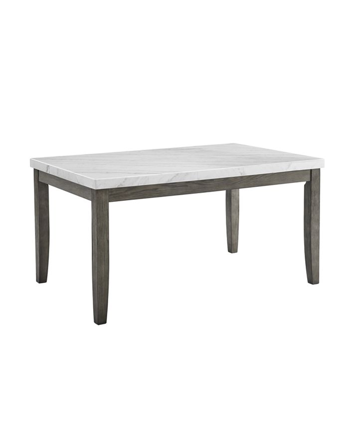 Emily Marble Dining Table Furniture Emily Marble Dining Table -Costway Shop
