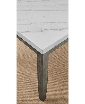 Emily Marble Dining Table Furniture Emily Marble Dining Table -Costway Shop