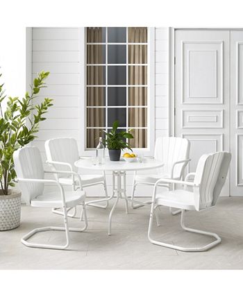 Ridgeland 5 Piece Outdoor Dining Set Crosley Ridgeland 5 Piece Outdoor Dining Set -Costway Shop