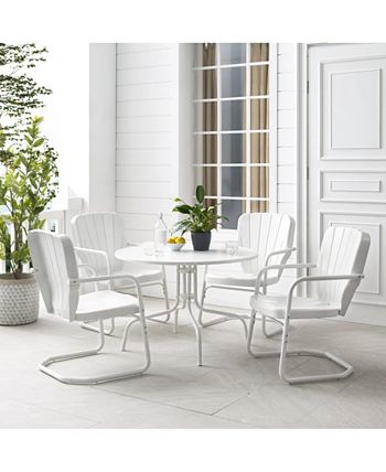 Ridgeland 5 Piece Outdoor Dining Set Crosley Ridgeland 5 Piece Outdoor Dining Set -Costway Shop