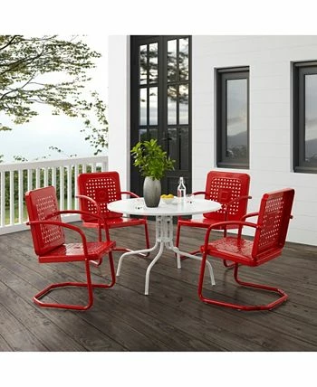 Crosley Bates 5 Piece Outdoor Dining Set 4 Crosley Bates 5 Piece Outdoor Dining Set - Image 2