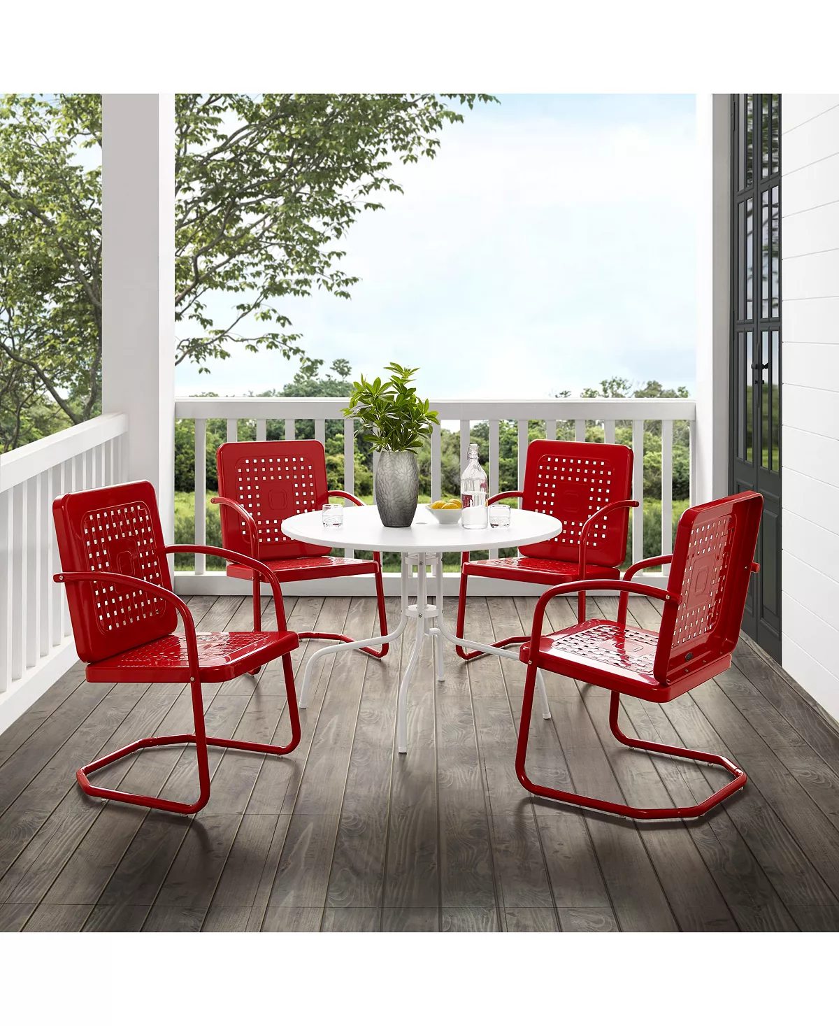 Crosley Bates 5 Piece Outdoor Dining Set 5 Crosley Bates 5 Piece Outdoor Dining Set - Image 3