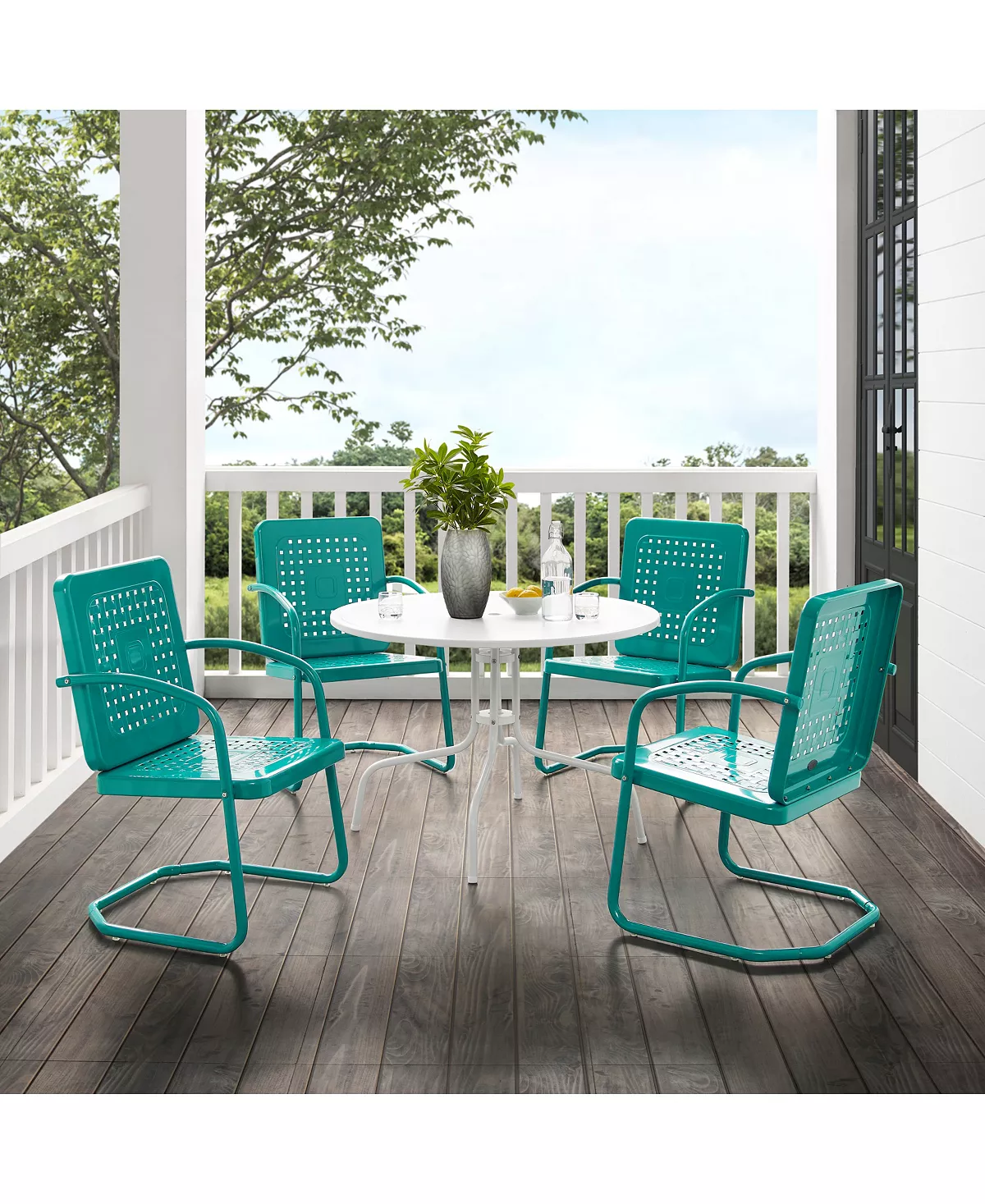 Crosley Bates 5 Piece Outdoor Dining Set 5 Crosley Bates 5 Piece Outdoor Dining Set - Image 3