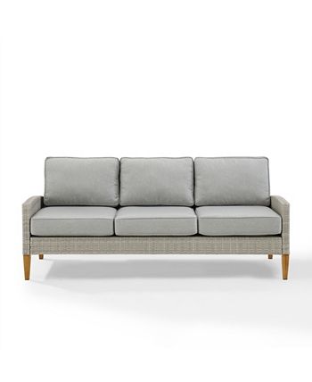 apella Outdoor Wicker Sofa Crosley Apella Outdoor Wicker Sofa -Costway Shop