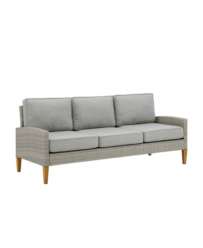 apella Outdoor Wicker Sofa Crosley Apella Outdoor Wicker Sofa -Costway Shop