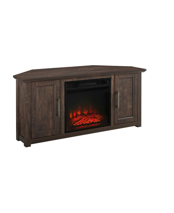 amden 48 Corner TV Stand With Fireplace Crosley Amden 48 Corner TV Stand With Fireplace -Costway Shop