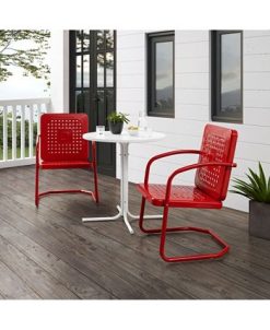 Crosley Bates 3 Piece Outdoor Bistro Set -Costway Shop 18210114 fpx
