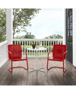 Crosley Bates 3 Piece Outdoor Bistro Set -Costway Shop 18210116 fpx