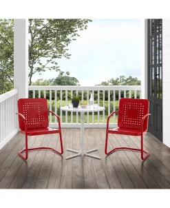 Crosley Bates 3 Piece Outdoor Bistro Set -Costway Shop 18210116 fpx
