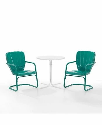 Crosley Ridgeland 3 Piece Outdoor Bistro Set 4 Crosley Ridgeland 3 Piece Outdoor Bistro Set - Image 2