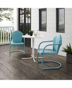 Crosley Tulip 3 Piece Outdoor Bistro Set -Costway Shop 18210150 fpx