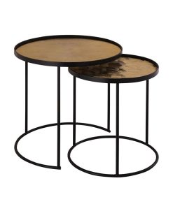 TOV Furniture Eve Round 2-Piece Nesting Tables By Inspire Me Home Decor