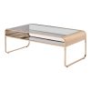 Furniture Of America Kiruna Glass Top Coffee Table