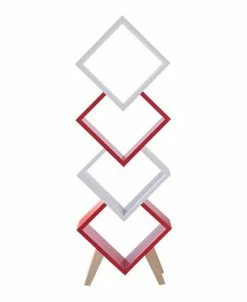 Furniture Of America Kelso 4-Shelf Bookcase 8 Furniture Of America Kelso 4-Shelf Bookcase -Costway Shop 18466486 fpx