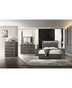 Acme Furniture Escher Nightstand With USB Charging Dock 6 Acme Furniture Escher Nightstand With USB Charging Dock -Costway Shop 18813579 fpx