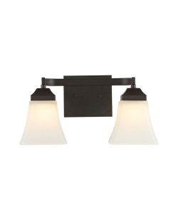 JONATHAN Y Staunton 2-Light Modern Cottage LED Vanity Light