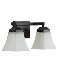 JONATHAN Y Staunton 2-Light Modern Cottage LED Vanity Light -Costway Shop 19015508 fpx